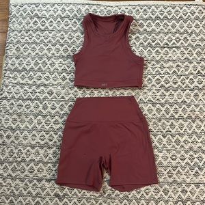 Set Active Biker Short Set